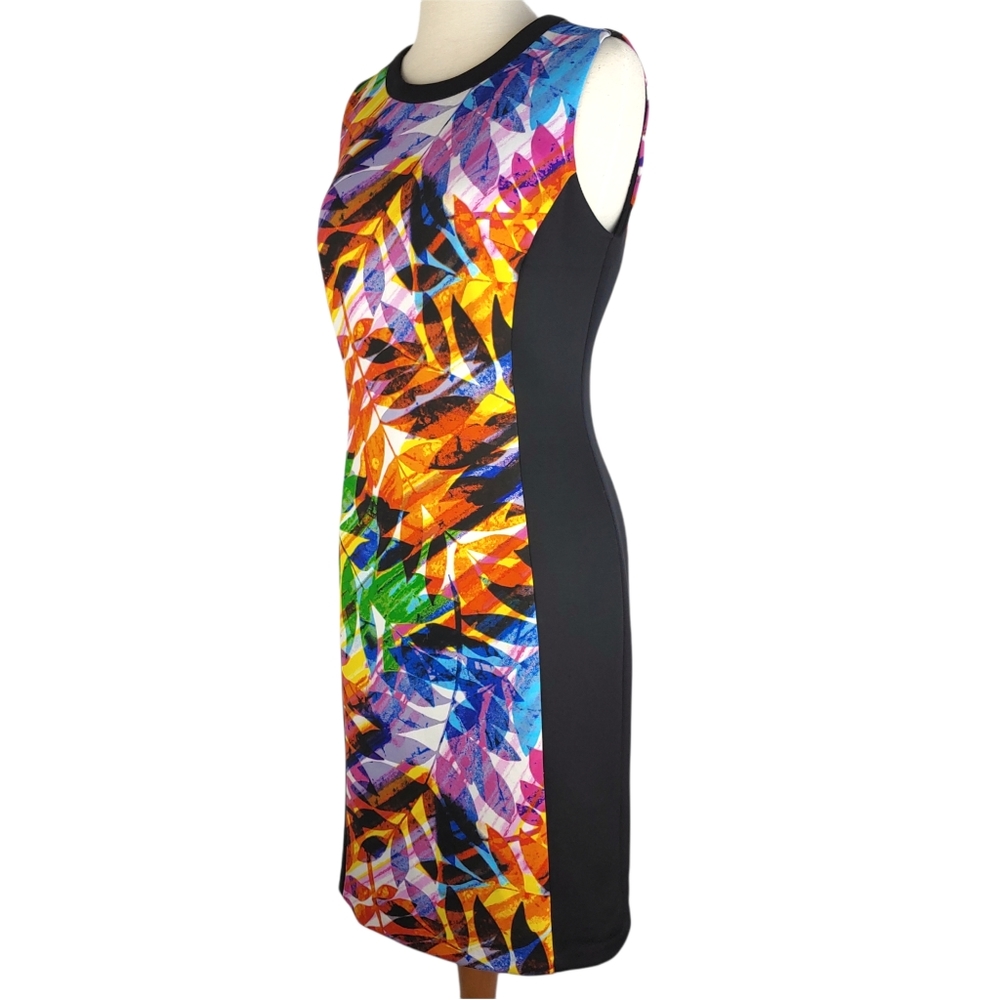 London Style Collection Colorblock Dress Sz 6 - Picture 3 of 8